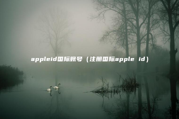 appleid国际账号（注册国际apple id）
