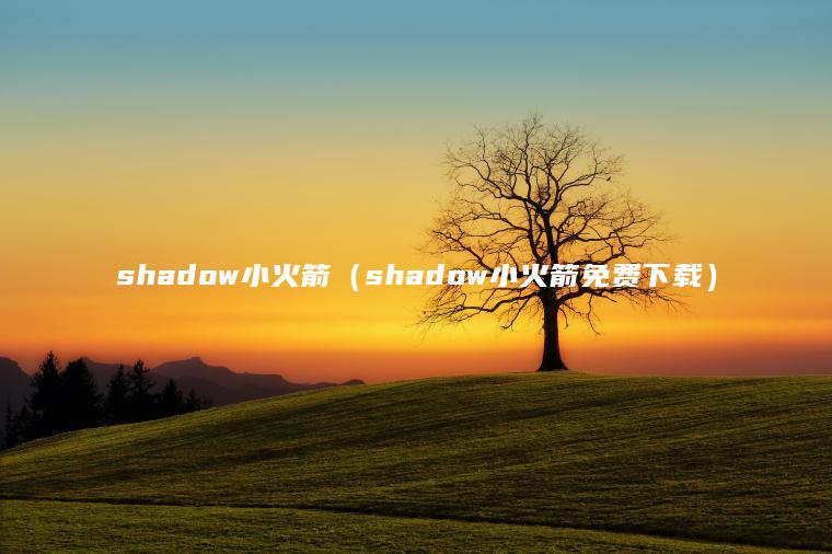 shadow小火箭（shadow小火箭免费下载）